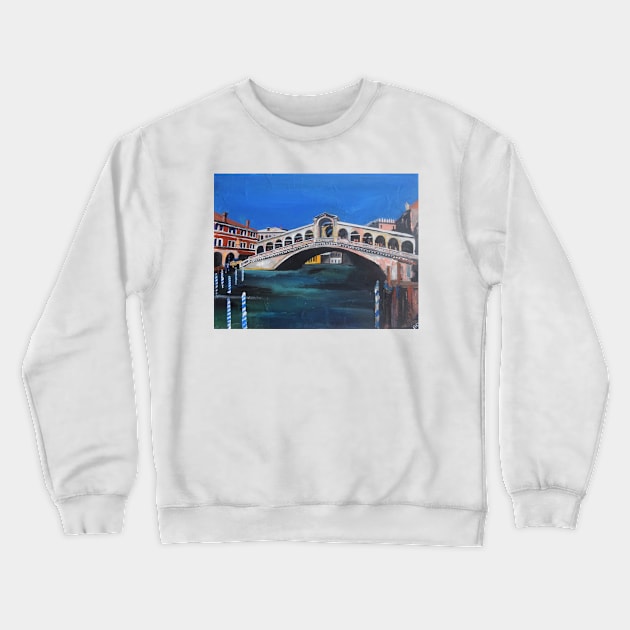 Rialto Bridge, Venice, Italy Crewneck Sweatshirt by golan22may